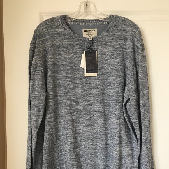 NWT Men’s Soft  Heathered Sweater - Picture 2 of 9